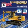 6 x KOMATSU PC220 EXCAVATORS AUCTION - PRETORIA | VANS AUCTIONEERS | 27 NOV 12:00 - 28 DEC 12:00 | https://www.vansauctioneers.co.za/listing/Komatsu-PC220-Excavators-in-great-condition Secure pre-approved bank finance, contact Lee-Anne Vermeulen +27832770178 | https://auctionfinance.co.za #AuctionFinance #ApplyNow Auth. FSP34936