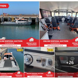 ONLINE AUCTION OF COMMERCIAL VESSEL – GQEBERHA | MICHAEL JAMES ORGANISATION | 26 NOV 10:00 - 27 NOV 10:00 | https://tinyurl.com/yc456w73 Secure Pre-Approved Bank Finance Contact Nicol Palmer +27615217518 or visit www.auctionfinance.co.za #AuctionFinance #ApplyNow Auth. FSP34936