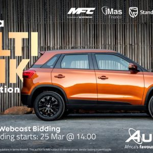 MULTI BANK VEHICLE AUCTION, LIVE WITH WEBCAST BIDDING (MFC, STANDARD BANK, IMAS & MERCEDES-BENZ) – GQEBERHA | 25 - 26 MARCH 2025 | https://bit.ly/3DyfUi2 Secure Pre-Approved Bank Finance Contact Nicol Palmer +27615217518 | nicol@auctionfinance.co.za | www.auctionfinance.co.za #AuctionFinance #ApplyNow Auth. FSP34936