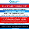 ONLINE TIMED VEHICLE AUCTION – CHATSWORTH / CAMPERDOWN | 25 - 27 MARCH 2025 | www.ianwyles.co.za Secure Pre-Approved Bank Finance, contact Dineshni Naidoo +27833812303 | www.auctionfinance.co.za #AuctionFinance #Applynow Auth. FSP34936