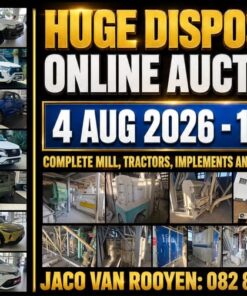 HUGE DISPOSAL ONLINE AUCTION | 4 AUGUST 2026