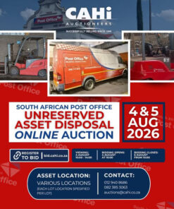 ONLINE SA POST OFFICE UNRESERVED ASSET DISPOSAL |️ 4 - 5 AUGUST 2026